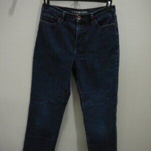 Lands' End Women's Straight Leg Pants - Dark Blue